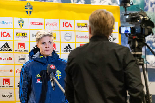Lina Hurtig of the Swedish women's national football team