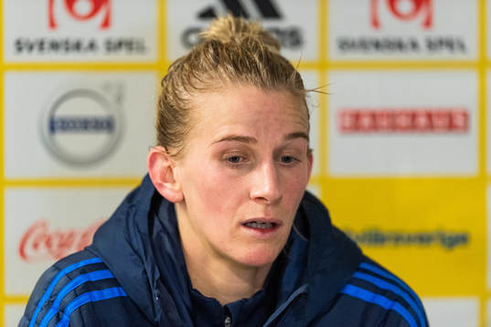 Sofia Jakobsson of the Swedish women's national football