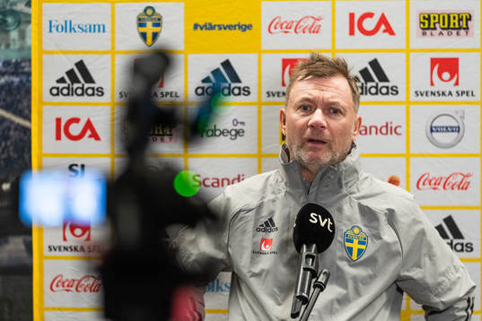 Peter Gerhardsson, head coach of the Swedish women's