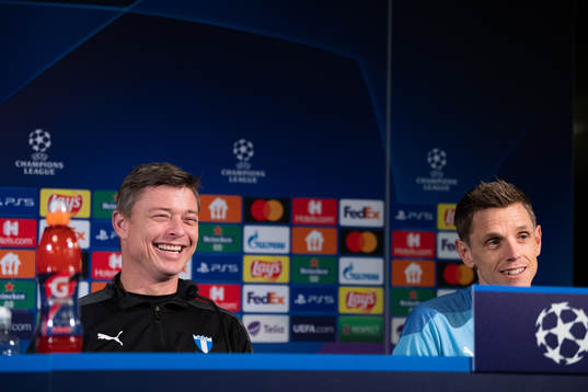 Jon Dahl Tomasson, head coach and Sören Rieks