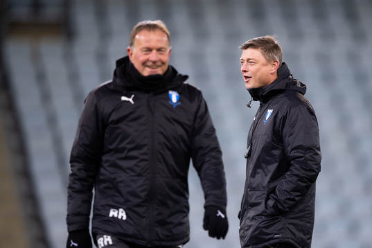 Remy Reijnierse, assistant coach and Jon Dahl Tomasson,