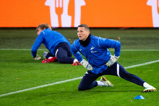 Goalkeeper Mikhail Kerzhakov