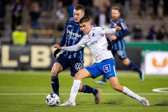 Djurgårdens Jesper Löfgren och IFK Norrköpings Carl