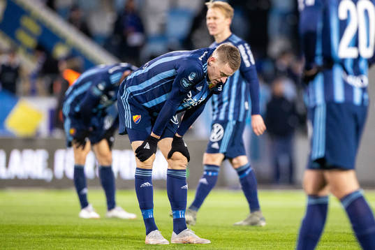 Djurgårdens spelare deppar