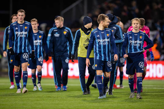 Djurgårdens spelare deppar