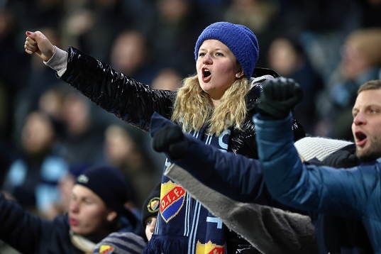 Djurgårdens-supporter