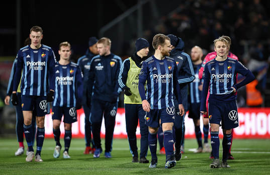 Djurgårdens spelare deppar