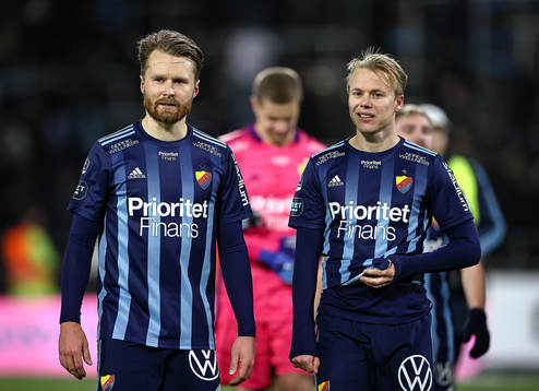 Djurgårdens spelare deppar