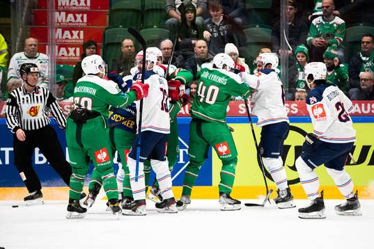Players in fight
