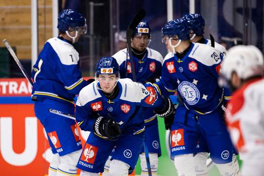 Isak Rosén of Leksand celebrates