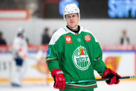 Erlend Lesund of Rögle looks dejected