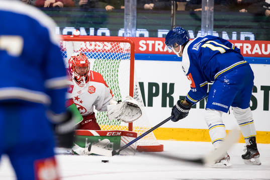 Klagenfurts goaltender  Sebastian Dahm