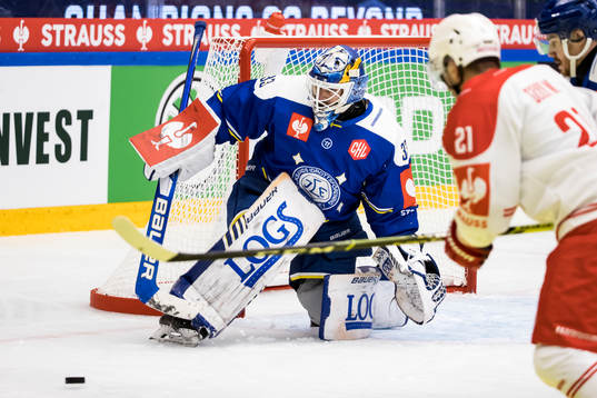 Leksands goaltender Axel Brage