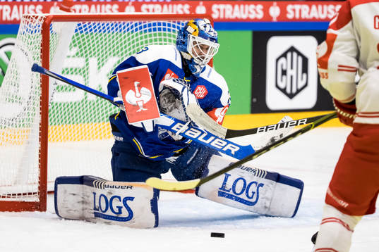 Leksands goaltender Axel Brage