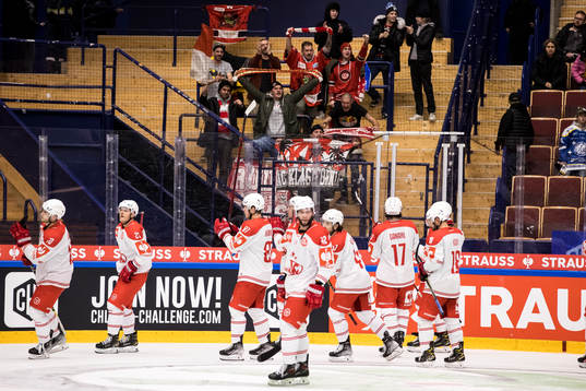 Klagenfurts players looks dejected