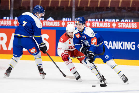Klagenfurts Clemens Unterweger and Leksands Isak Rosén