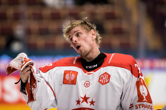 Klagenfurts goaltender Sebastian Dahm