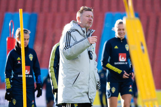 Peter Gerhardsson, head of the Swedish women's national