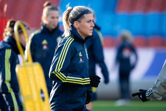 Olivia Schough of the Swedish women's national football team