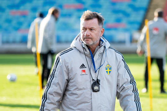 Peter Gerhardsson, head coach of the Swedish women's