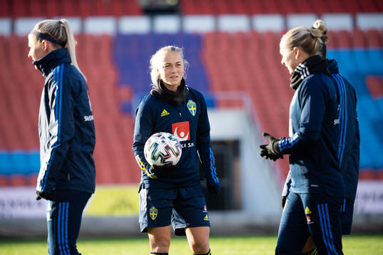 Hanna Bennison of the Swedish women's national football team