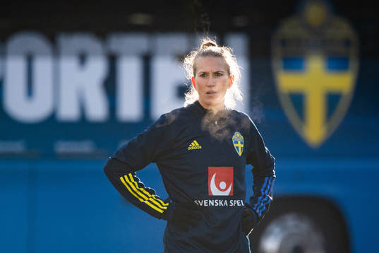 Emma Berglund of the Swedish women's national football team