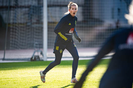 Emma Berglund of the Swedish women's national football team