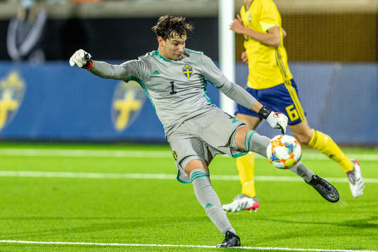 Sveriges målvakt Bishesari Elis