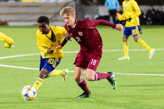 Sveriges Jardell Kangaoch Lettlands Kevins Cēsnieks