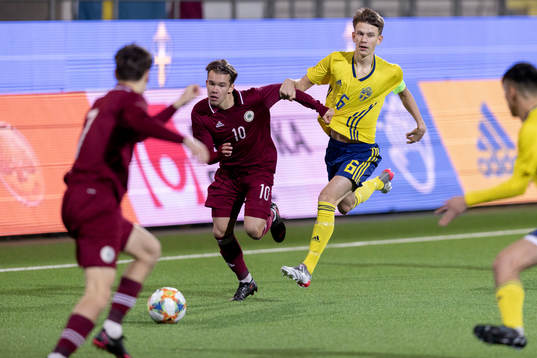 Lettland  Reinis Pāls mot Sveriges  Kazper Karlsson