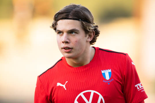 Goalkeeper Melker Ellborg of Malmö FF
