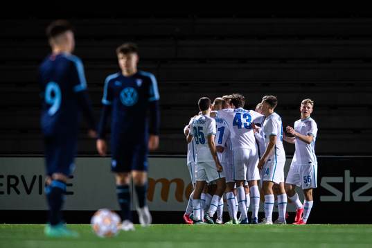 Players of Zenit celebrate
