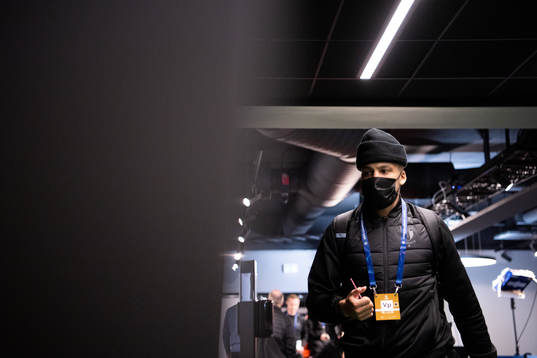 Martin Olsson of Malmö FF arrive at the arena