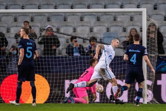 Yaroslav Rakits´kyy of Zenit celebrates