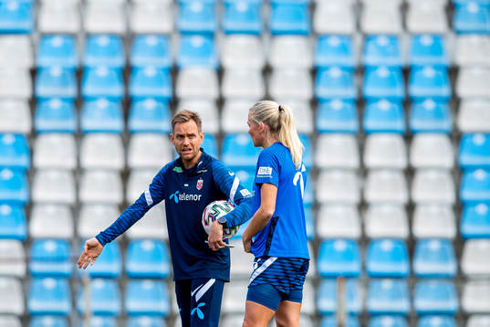 Martin Sjögren, head coach of the Norwegian women's
