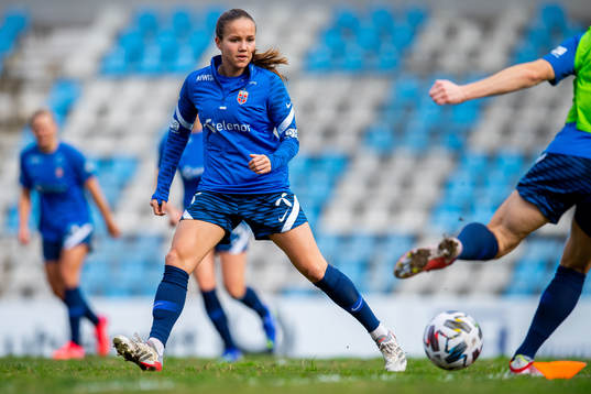 Guro Reiten of the Norwegian women's national football team