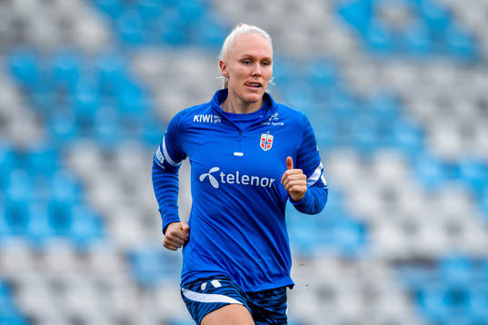Maria Thorisdottir of the Norwegian women's national