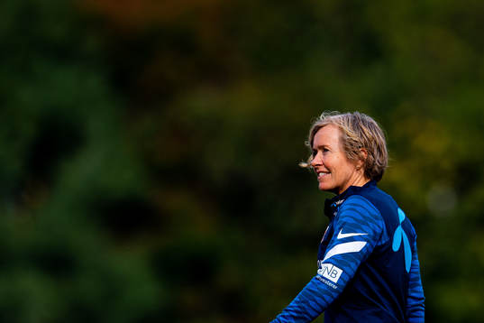 Gunnvor Halmøy, physio of the Norwegian women's national