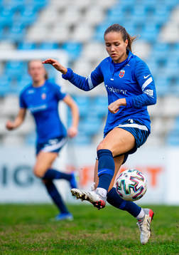 Guro Reiten of the Norwegian women's national football team