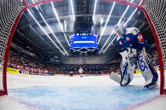 Leksands goaltender Axel Brage