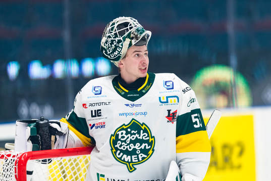 Björklövens målvakt Claes Endre