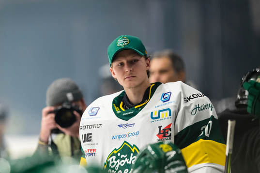 Björklövens målvakt Joona Voutilainen