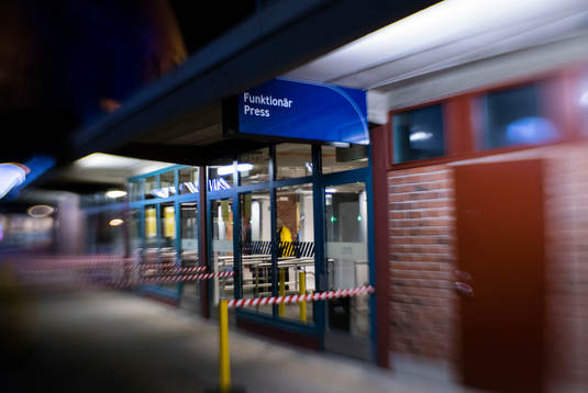 Funktionär- och Pressingången på Hovet