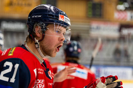 Västerviks Victor Öhman jublar