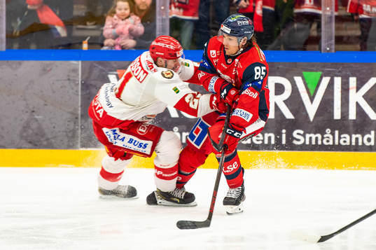 Troja/Ljungbys Karl Olofsson och Västerviks Viktor Lljegren