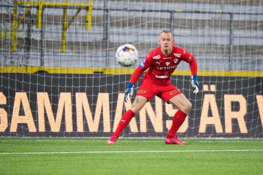 Halmstads målvakt Malte Påhlsson