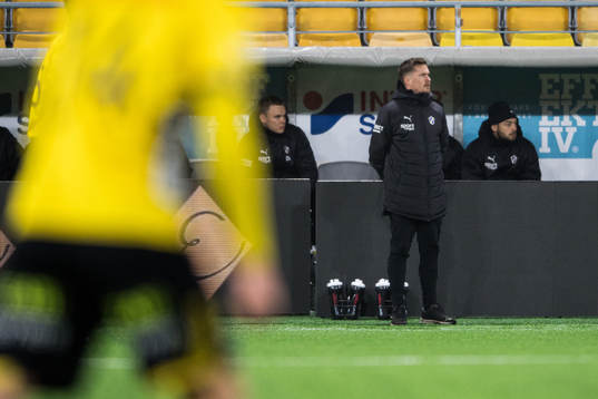 Halmstads U21 tränare Johan Bergström
