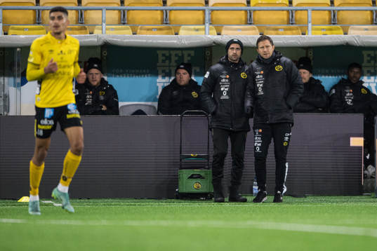 Elfsborgs U21 tränare Emir Bajrami och Christer Persson