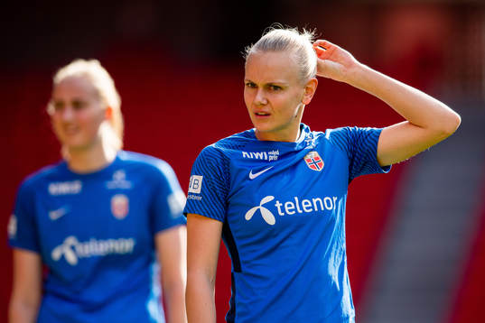 Karina Sævik of the Norwegian women's national football
