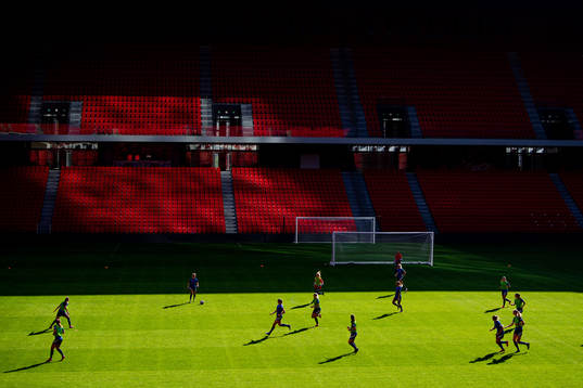 General view of Air Albania Stadium